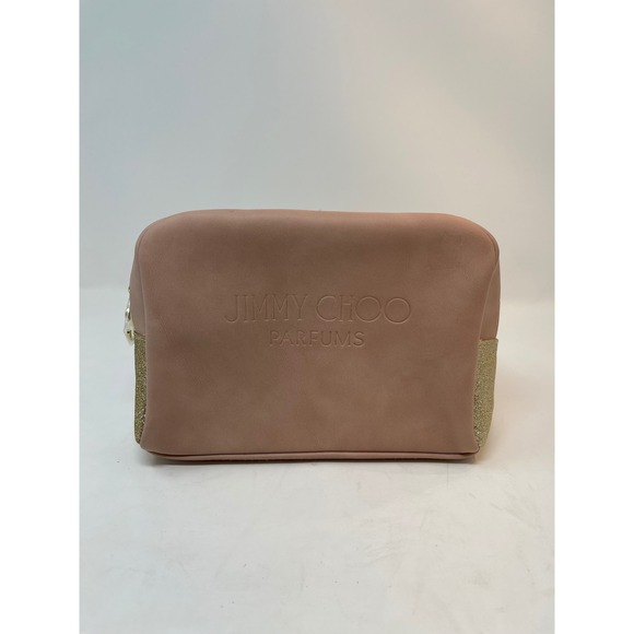Jimmy Choo Handbags - Jimmy Choo Cosmetic Bag Women OS Pink Good‎ Glitter Parfums Makeup Pouch